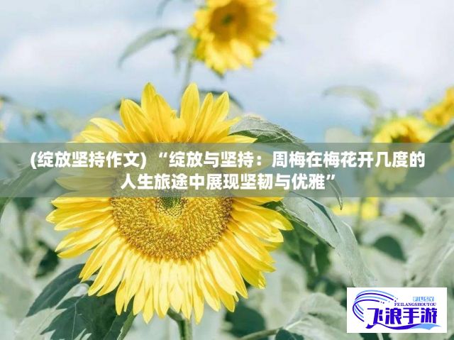 (绽放坚持作文) “绽放与坚持：周梅在梅花开几度的人生旅途中展现坚韧与优雅”