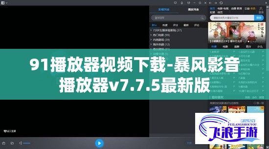 91播放器视频下载-暴风影音播放器v7.7.5最新版