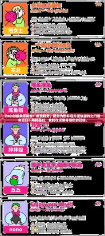 24小时接单无间断！微笑服务，随时为您开启方便快捷的上门服务之门！每时每刻，我们在这里等候您的召唤。